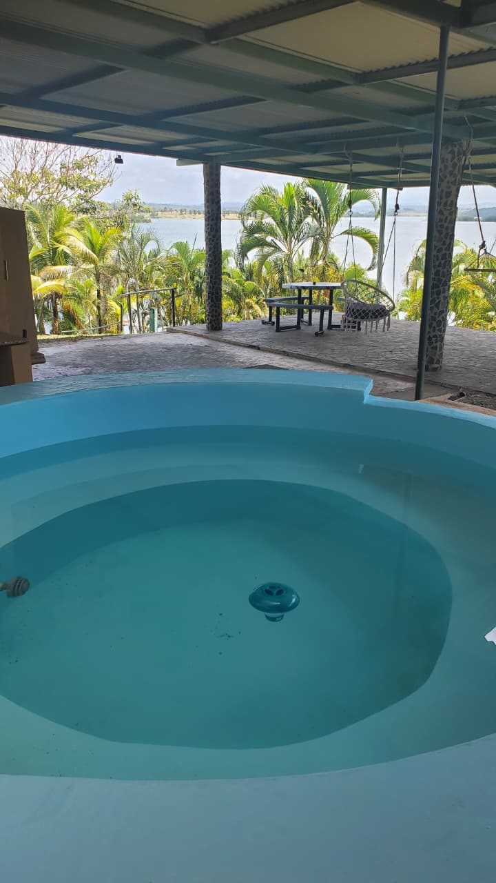 Lakeview Four casita private splash pool over Gatun Lake, Panama
