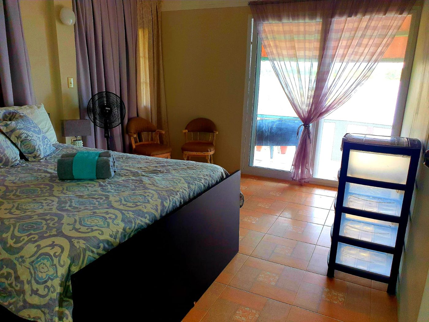 Lakeview One casita bedroom at PanalakeSportfishing, Gatun Lake, Panama