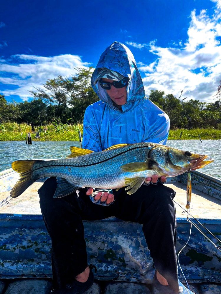 Snook caught in the Panama Canal zone near Gatun Lake