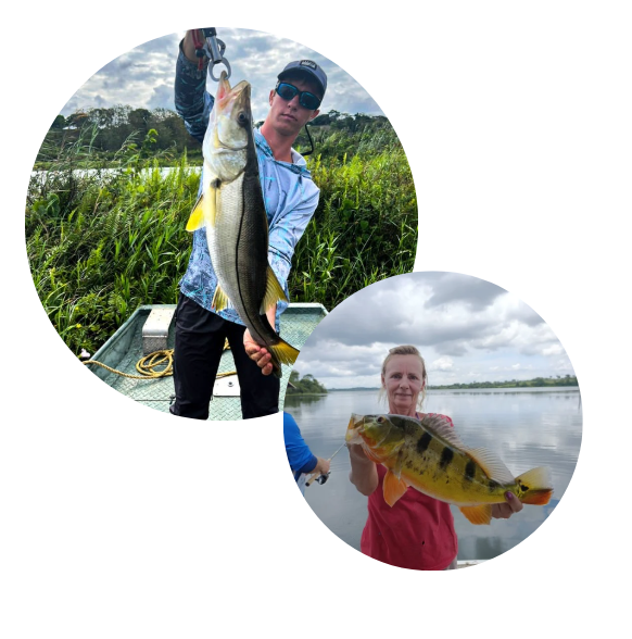A very nice snook on a beautifull day, a prime example of the beautifull fishing we have on gatun lake